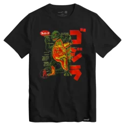 Anatomical Godzilla Vintage Black T-Shirt