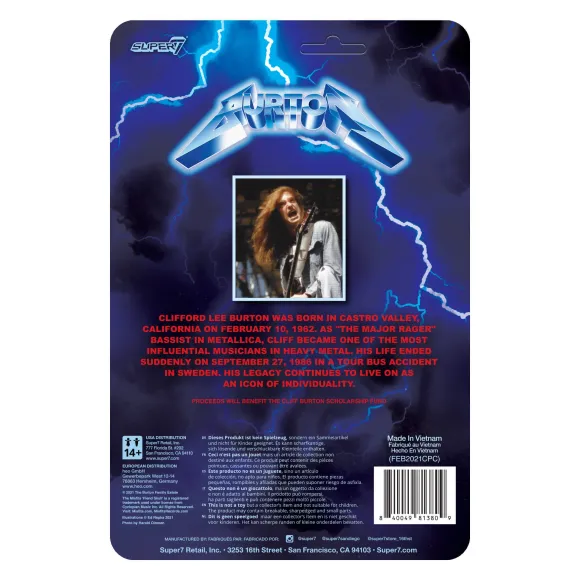 Cliff Burton Reaction Figure