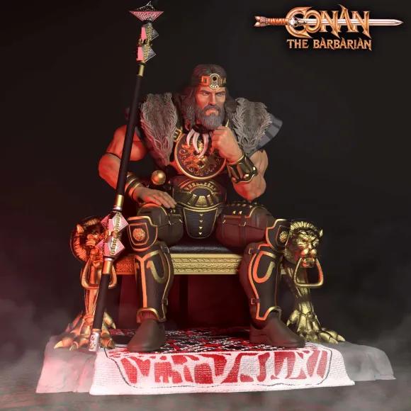 Conan The Barbarian Ultimates! Wave 4 - King Conan And Throne