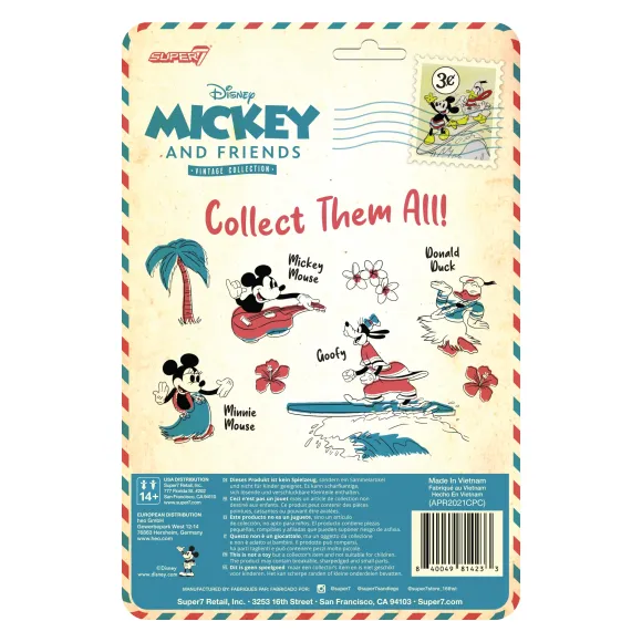 Disney Reaction Figures - Vintage Collection Wave 2 - Donald Duck (Hawaiian Holiday)