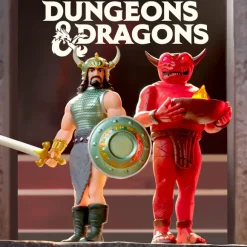 Dungeons And Dragons Reaction Figures Wave 03 - Formidable Fighter & Sacred Statue (Player'S Handbook)