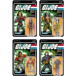 G.I. Joe Reaction Figures Wave 6 - Python Patrol (Set Of 4)