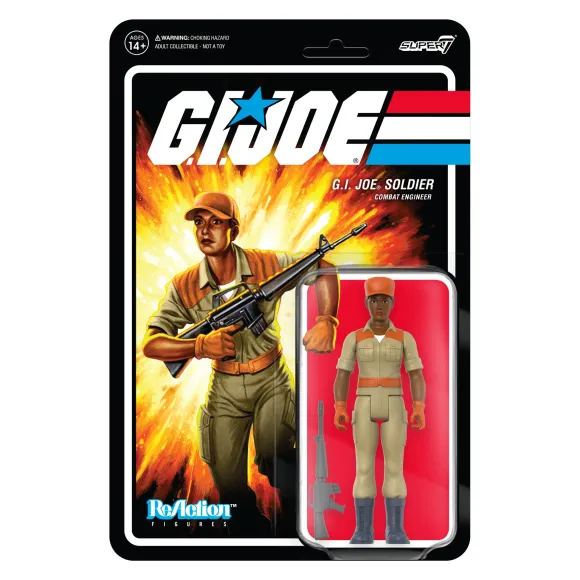 G.I. Joe Reaction Figures Wave 3 - Female Combat Engineer Short Hair (Brown)