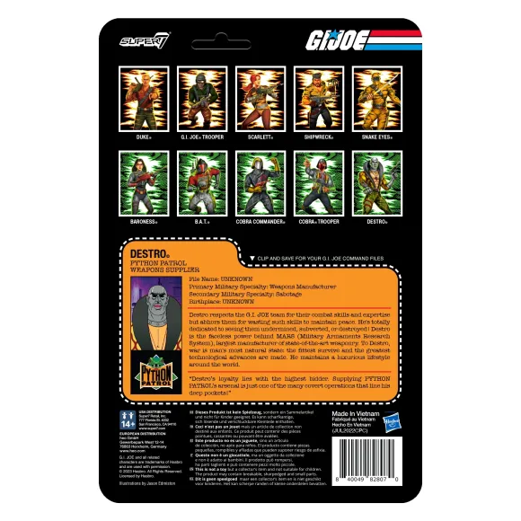 G.I. Joe Reaction Figures Wave 6 - Python Patrol Destro