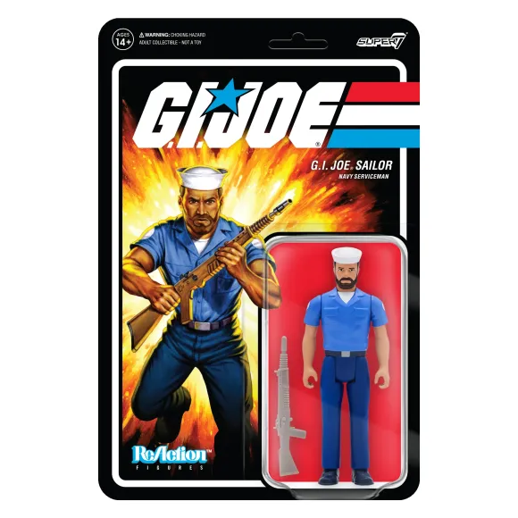 G.I. Joe Reaction Figures Wave 2 - Blueshirt Beard (Tan)