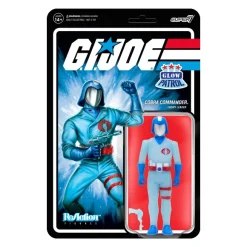 G.I. Joe Reaction Figures Wave 1B - Cobra Commander (Glow Patrol)