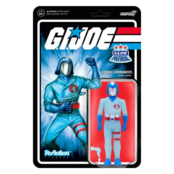 G.I. Joe Reaction Figures Wave 1B - Cobra Commander (Glow Patrol)