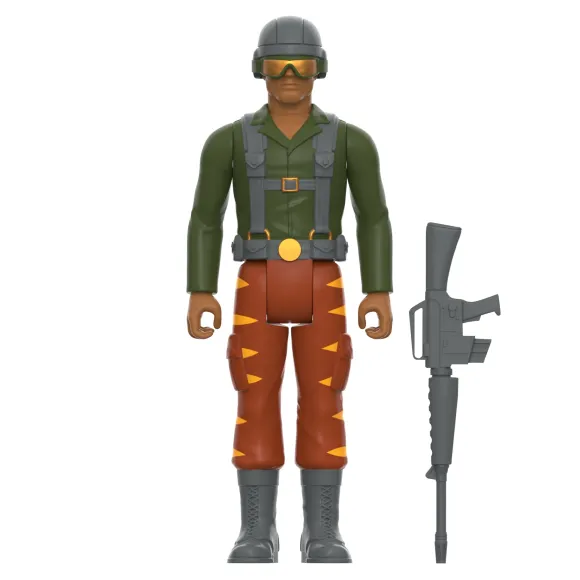 G.I. Joe Reaction Figures Wave 6 - Tiger Force Greenshirt Goggles Down (Brown)