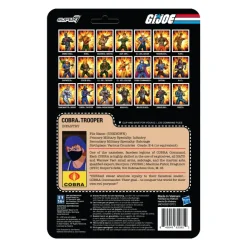G.I. Joe Reaction Wave 4 -Cobra Female Trooper Medium Red Hair (Pink)