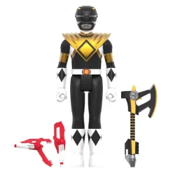 Mighty Morphin Power Rangers Reaction Figure Wave 4 - Black Ranger (Dragon Shield)