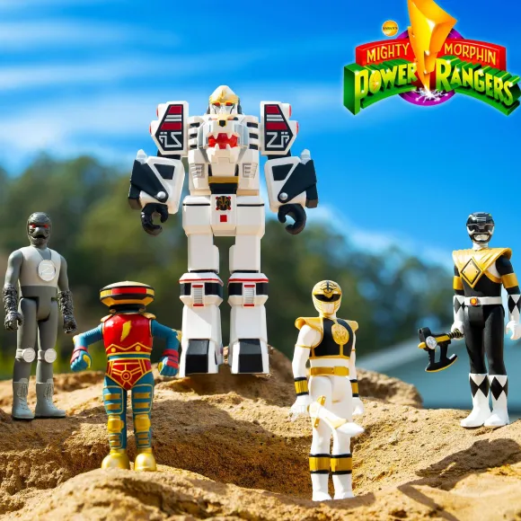 Mighty Morphin Power Rangers Reaction Figures Wave 4 - Set Of 5