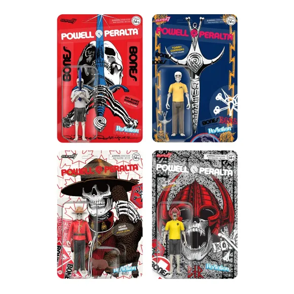 Powell-Peralta Reaction Figures Wave 4 - Set Of 4