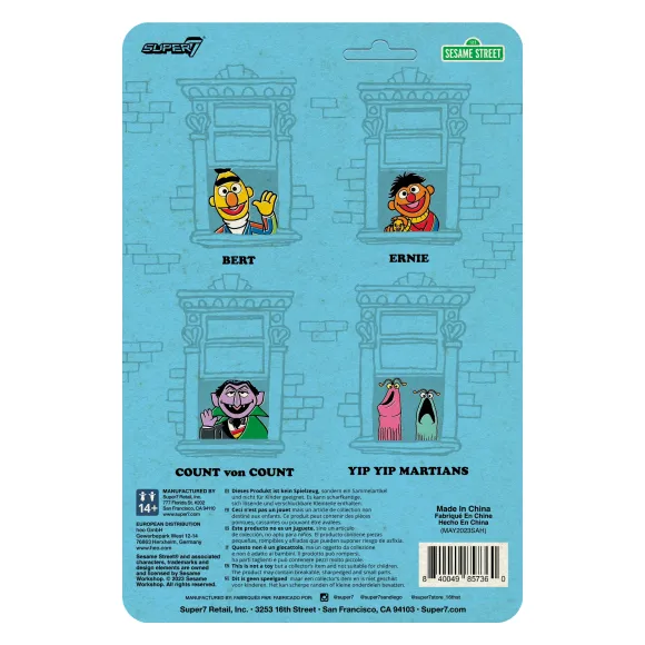 Sesame Street Reaction Figures Wave 01 - Yip Yip Martians