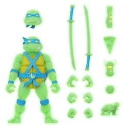 Teenage Mutant Ninja Turtles Ultimates! Mutagen Ooze Glow Figures (Super7 Exclusive)