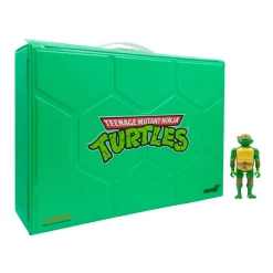 Teenage Mutant Ninja Turtles Reaction Figures - Carry Case With Michelangelo (Metallic)