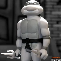 Teenage Mutant Ninja Turtles Reaction Figure Wave 9 - Donatello, Leonardo, Michelangelo & Raphael (Comic Greyscale)