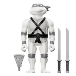 Teenage Mutant Ninja Turtles Reaction Figure Wave 9 - Donatello, Leonardo, Michelangelo & Raphael (Comic Greyscale)