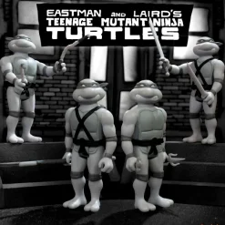 Teenage Mutant Ninja Turtles Reaction Figure Wave 9 - Leonardo (Comic Greyscale)