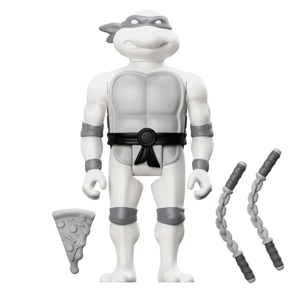 Teenage Mutant Ninja Turtles Reaction Figure Wave 9 - Michelangelo (Comic Greyscale)