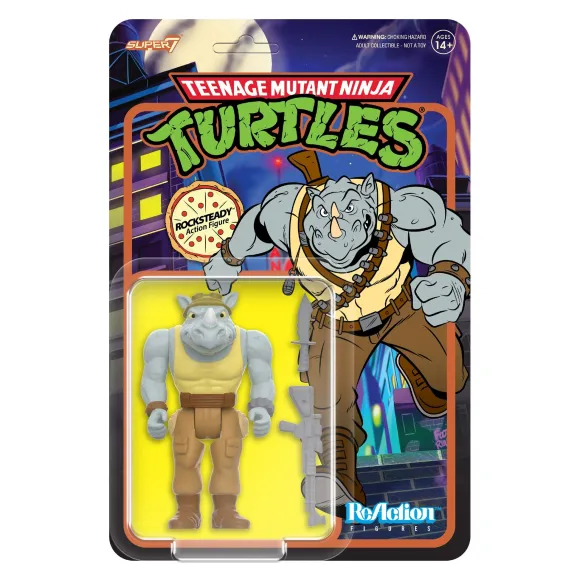 Teenage Mutant Ninja Turtles Reaction Figures Wave 08 - Rocksteady (Cartoon)