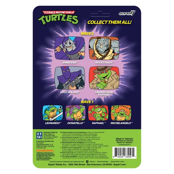 Teenage Mutant Ninja Turtles Reaction Figures Wave 08 - Rocksteady (Cartoon)