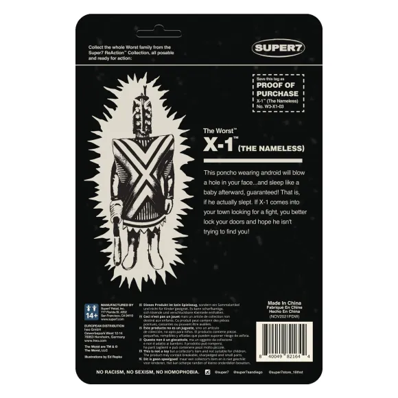 The Worst Reaction Figures Wave 3C - X-1 (Monster Glow) Sdcc 22