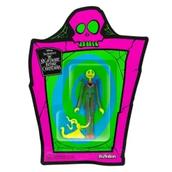 Tim Burton'S Nightmare Before Christmas Reaction Figure - Jack Skellington Neon And Glow-In-The-Dark (Sdcc 2020)