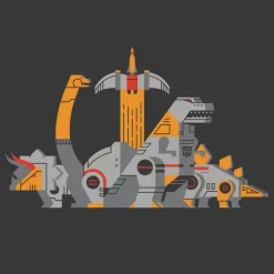 Transformers T-Shirt - Geometric Dinobots