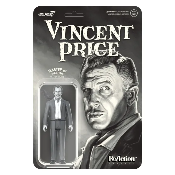 Vincent Price Reaction - Vincent Price (Grayscale)